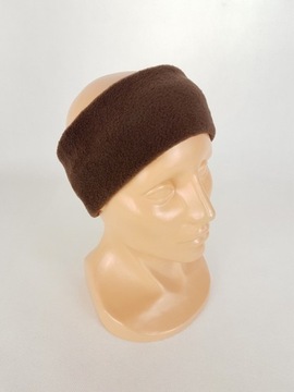 60 OPASKA z polaru polarowa szer. 8 cm BRĄZOWA
