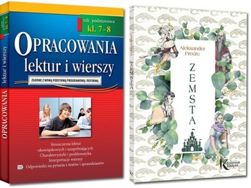 ZEMSTA + OPRACOWANIA LEKTUR 7-8 LEKTURA FREDRO