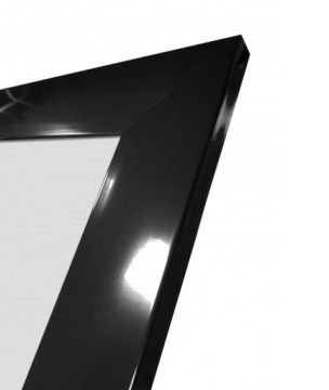 Классическое подвесное зеркало 50/70 SIMPLE черный глянец