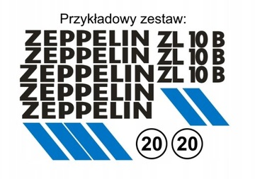 Naklejki ZEPPELIN ZL 4 5 6 7 8 10 12 80 100 110