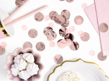 Konfetti Do Balonów Różowe Złoto Rose Gold 15g