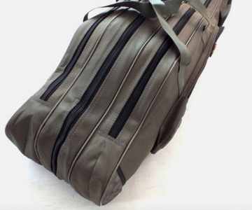 POKROWIEC USZTYWNIANY WODOODPORNY WĘDKARSKI TORBA ETUI WĘDKI 3 KOMORY 160cm