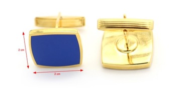 Красивые синие запонки