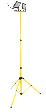 STATYW STOJAK x2 + 2x NAŚWIETLACZ 50W LED - 2m