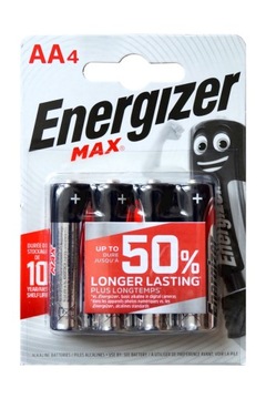 Baterie alkaliczne Energizer AA (R6) 4 szt.