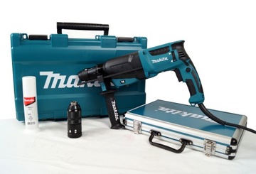 MAKITA MŁOTO-WIERTARKA HR2630T ZESTAW DŁUT + SMAR