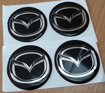 Naklejki na koła emblematy MAZDA 55mm