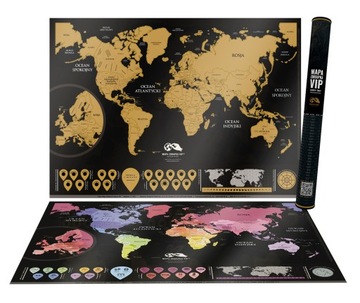 VIP-набор скретч-карт + черная алюминиевая рамка