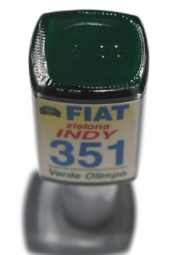 FIAT 351 INDY ZIELONA LAKIER ZAPRAWKA DO RYS ARA 10 ML