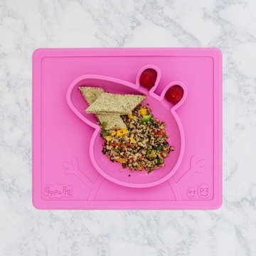 Силиконовая чаша с основанием свиней ezpz peppa