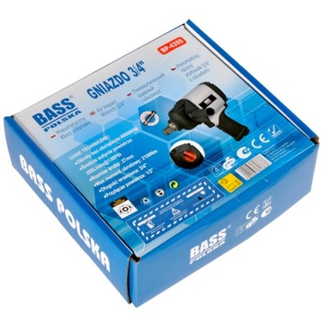 ПНЕВМАТИЧЕСКИЙ УДАРНЫЙ КЛЮЧ 3/4 ДЮЙМА ДЛЯ КОЛЕС 2100 Нм