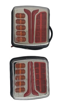 Lampa Prawa+Lewa tylna LED DIODOWA PRZYCZEPY KPL