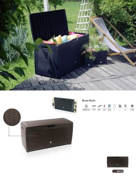 БАЛКОННЫЙ САДОВЫЙ ЯЩИК 310Л ЯЩИК RATO UMBRA