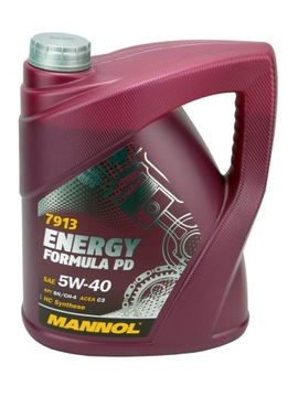 OLEJ MANNOL 7913 ENERGY FORMULA PD 5W-40 ACEA C3 5L + GRATIS