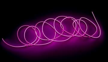 EL WIRE 10M оптическое волокно TAPE окружающая полоса 10 ЦВЕТОВ