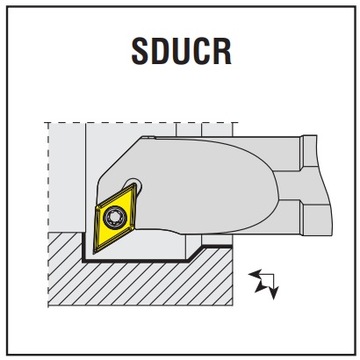 Нож токарный складной AKKO S10K SDUCR 07 DCMT 0702