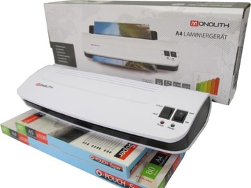 Świetny niemiecki laminator A4 Monolith + MegaPaka 230 foli!!