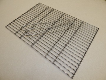 РЕШЕТКА ДЛЯ ГРИЛЯ ИЗ НЕРЖАВЕЮЩЕЙ ИНОКСА, ИЗГОТОВЛЕННАЯ ПО ​​НАСТРОЙКЕ, УСИЛЕННАЯ