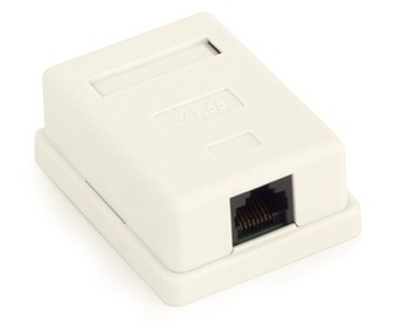 Gniazdo natynkowe 5e UTP RJ-45 8P8C pojedyncze