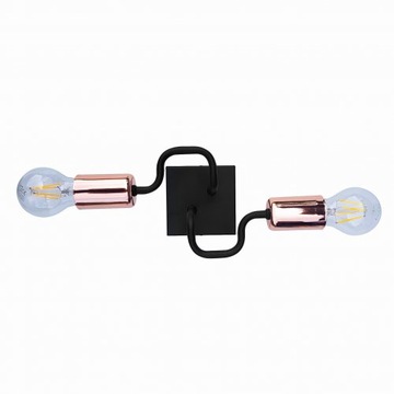 LAMPA ŚCIENNA NOWOCZESNA KINKIET LOFT EDISON miedź