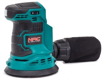 Szlifierka mimośrodowa akumulatorowa NAC 20V 125mm