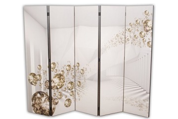 Ширма из 5 частей - Декоративный камень II