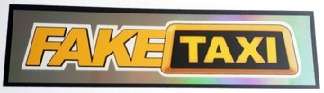 FAKE TAXI - naklejka hologram