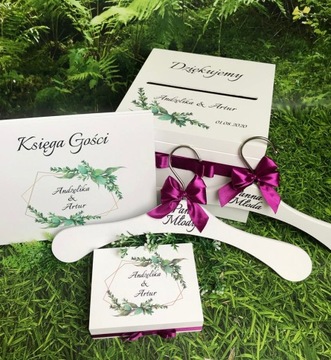 Коробка для обручальных колец, конверты и гостевая книга