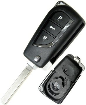 TOYOTA AVENSIS YARIS VERSO KLUCZYK PILOT OBUDOWA