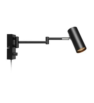 Markslojd Roma Torino 107539 lampa kinkiet czarny