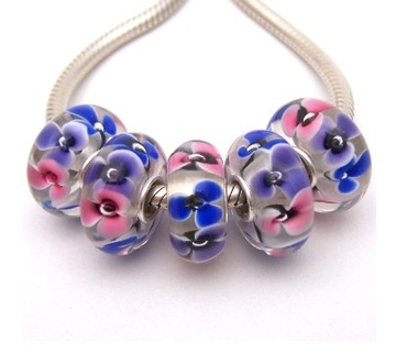 CHARMS ZAWIESZKA KORALIK SZKŁO MURANO BEADS