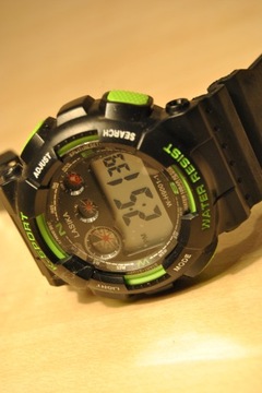 Zegarek Elektroniczny Cyfrowy Lasika Sportowy Duży
