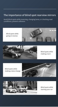 ШИРОКОУГОЛЬНОЕ ЗЕРКАЛО BASEUS С ДОПОЛНИТЕЛЬНОЙ СЛЕПОЙ ЗОНОЙ