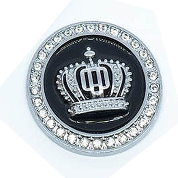 EMBLEMAT ZNACZEK PRZYLEPNY VIP korona metal 50mm