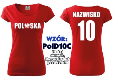 POLAND FAN женская футболка национальной сборной