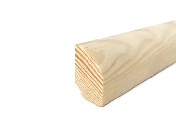 3 cm Listwa przypodłogowa SOSNA drewno 30 mm