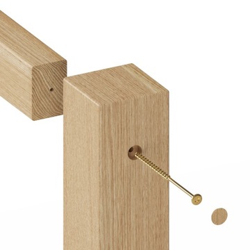 Балустраде деревянный барьер металл 1х3,5 дуб