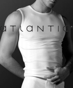 PODKOSZULKA bawełniana ATLANTIC BMV-047 L biała