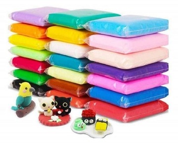 ВОЛШЕБНЫЙ Пластилин ПЕНА ГЛИНА СЕНСОПЛАСТИКА 24 ШТ.