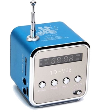 Портативное перезаряжаемое светодиодное кухонное FM-радио с динамиком + Bluetooth