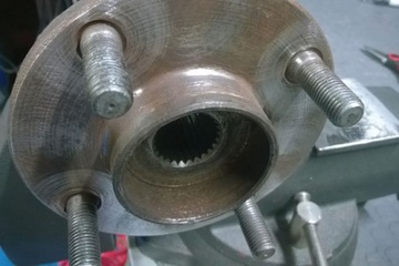 Набор 4xДИСКОВАЯ ЩЕТКА + НАСАДКА для чистки ступиц