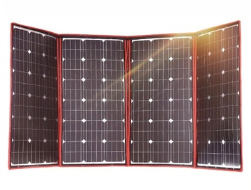Ładowarka solarna 12V panel słoneczny 200W walizka