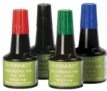 Штамповые чернила Q-CONNECT, 28 мл ФИОЛЕТОВЫЙ