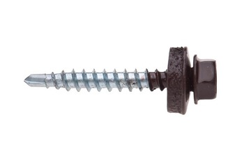 Шурупы Farmer 4,8х50 мм RAL 8017 100 шт. Саморезы Etanco GTF2 Z14.