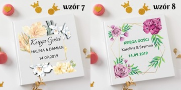 RUSTYKALNA KSIĘGA GOŚCI ALBUM WESELE ŚLUB 3 KOLORY