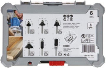 НАБОР BOSCH ИЗ 6 РЕЗЦОВ ПО ДЕРЕВО 6 ММ + МЕРЫ BOSCH