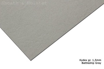 Kydex Battleship Gray - 150x200mm gr. 1,5mm