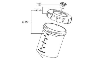 SATA CUPS Окраска PVC QCC 0.6 600 твердая