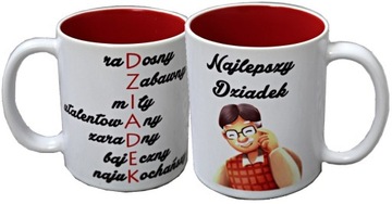 Prezent Kubek na Dzień Dziadka z Krzyżówką