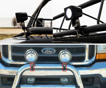 ЗАЖИМ, РУЧКА для дуг безопасности, диаметр трубопровода: 15-32мм, 2 шт!